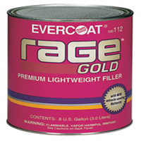 FIBRE-GLASS EVERCOAT FIB113 - Rage Gold Premium Lightweight Body Filler, 3-Gallon