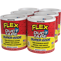 FLEX SEAL FLXDTWHTR4620 - Flex SW Duct Tape White 4.60" x 20'