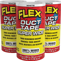 FLEX SEAL FLXDTWHTR7520 - Flex SW Duct Tape White 7.50" x 20'