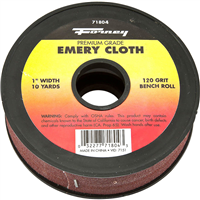 Forney FOR71804 - Emery Cloth Bench Roll, 120 Grit