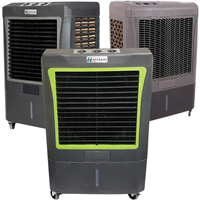 HESSAIRE HESMC61V - Hessaire MC61V 5,300 CFM (Cubic Ft per Min) 3-Spd Port Hi Vel Cool Fan-Evap Cooler for 1,600 sq ft