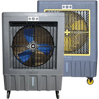 HESSAIRE HESMC92V - Hessaire MC92V 11,000 CFM(Cubic Ft per Min)3-Spd Port Hi Vel Cool Fan-Evap Coolr for 3,000sq.ft. Gry