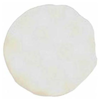 Ingersoll Rand IRC03FMEDFM6 - 3" Hook-And-Loop Waffle Pad White- 6Pk.