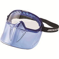 JACKSON SAFETY JCK21000 - Jackson Safety - Safety Goggle  - Clear Lens - Anti-Fog - with Flip-Up Detachable Face Shield