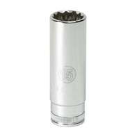 Gearwrench KDT80147 - 1/4" Dr 6 Pt. Deep Metric Socket, 12 mm
