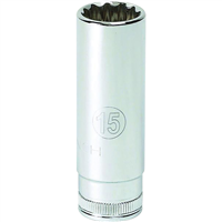 Gearwrench KDT80223D - 1/4" Drive 12 Point Deep SAE Socket 9/32"
