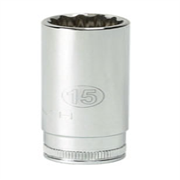 Gearwrench KDT80230 - 1/4 Dr. 12 Pt. Deep SAE Socket, 4mm