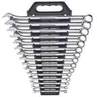 (KDT-81901) 15 pc. SAE Long Pattern Combination Non-Ratcheting Wrench Set
