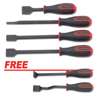 Gearwrench KDT84080P - 4 Pc. Dual Material Wide Scraper Set