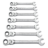Gearwrench KDT9900D - 7 Pc. 12 Point Flex Head Ratcheting Combination Metric Wrench Set