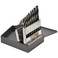 (KNK-21KK5) 21 Pc. 1/16"-3/8" Fractional Jobber Length Drill Bit Set
