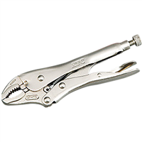 NEPROS KTC130WR - 5-1/2" Curved Nose Locking Pliers with Wire Cutter