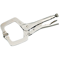 NEPROS KTC150SP - 6" C-Clamp Locking Pliers with Swivel Pads