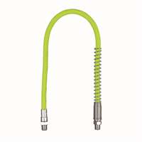 (LEG-L2955FZSP) Flexzilla(TM) 18" Grease Hose, 1/8" MNPT Ends, Spring Guard