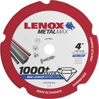 (LEN-1972919) METALMAX Diamond Edge Cutoff Wheel, DG 4" x 3/8"