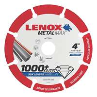 (LEN-1972920) METALMAX Diamond Edge Cutoff Wheel, AG 4" x 5/8"