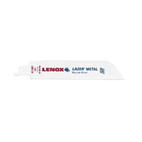 LENOX LEN201746118R - Lazer Bi-Metal Reciprocating Saw Blades, 6" x 1", 5 Pack