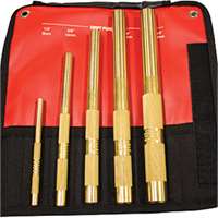 (MAY-67003) 5 Pc. Brass Drift Punch Set