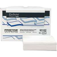 (MDI-93102) PRISTINE Critical Cleaning Wipes - White