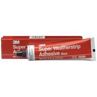 (MMM-8008) ADHESIVE SUPER WEATHER STRIP, BLACK