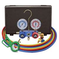 (MSC-98660-PROM) Dual Aluminum 2-Way Manifold with Can Tap Valve