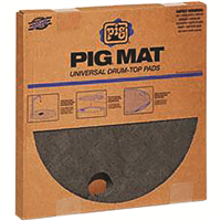 New Pig NPG25103 - PIG Universal Light-Weight Absorbent Drum-Top Pad, 22" diameter, 20/box