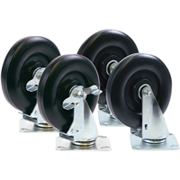 Portacool PTCCSTS0003K - Portacool Replacement 8" Caster Kit - 2 locking casters, 2 non-locking casters for Apex 6500