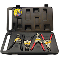 RACHET MASTER RTMQRP4S - Case with set of four piece quick release pliers