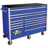Extreme Tools RX552512RCBL - RX-Series 55" 12-Drawer Roller Cabinet - Blue