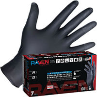 SAS SAFETY CORP SAS66481 - RAVEN PATRIOT NITRILE GLOVE 100 BOX - S
