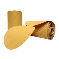 (STE-514-6P-220-100) Aluminum Oxide Paper 514C Gold 6" x NH PSA Disc Roll Grit P220 RL/100 R 514C-6P-P0220-100