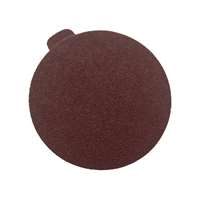 (STE-732-8T-036-25) Aluminum Oxide Paper 732E Red 8" x NH Paper PSA Tab Disc Grit P036 BX/25 R 732E-8T-P0036-25