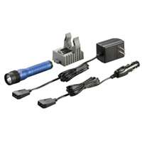 (STL-74767) Strion LED HL with 120V AC/12V DC and 1 Holder, Clam Packaged, Blue