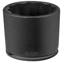 SUNEX TOOLS SUU2804ZD - 1/2" Drive, 12 Pt. Deep Spindle Nut Impact Socket, 32mm