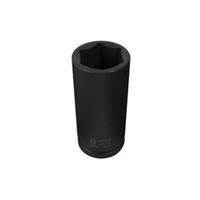 SUNEX TOOLS SUU2806ZD - 1/2" Drive, 12 Pt. Deep Spindle Nut Impact Socket, 34mm