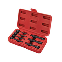 SUNEX TOOLS SUU3547 - 7 Pc. 3/8" Drive Extended Length SAE Impact Hex Driver Set