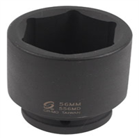 SUNEX TOOLS SUU556MD - 1" Dr Deep Impact Socket, 56mm