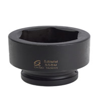 SUNEX TOOLS SUU558M - 1" Dr Impact Socket, 58mm