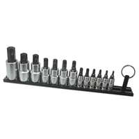 Vim Tools TMS-TORX - Elite 13pc. Torx Set, T10 Thru T70, Package On A Black Magrail
