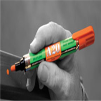U-MARK UMK10701 - Greenlabel Paint Marker A20, Black w/ Reversible Tip