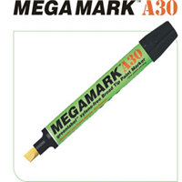 U-MARK UMKBON10705 - MegaMark Broad Tip Marker A30, White