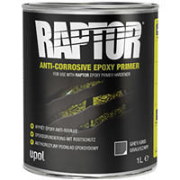 U-POL UPLUP4832 - RAPTOR ANTI-CORROSIVE EPOXY PRIMER, GRAY, 1 LITER