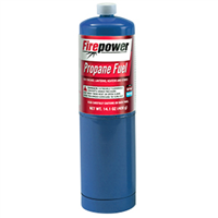 Firepower VCT03870436 - Disposable 1lb Propane Tank with 14.1oz of Fuel