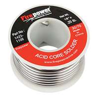 Acid Flux Core Solder, 40/60, 1/8” x 1/4lb