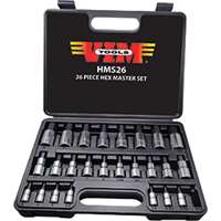(VIM-HMS26) 26 Piece Master  Hex Drive Set