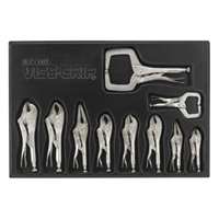 (VSG-1078TRAY) 10Pc The Original Locking Pliers Tray Set