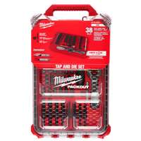 Milwaukee 49-22-5604 SAE Tap and Die Packout - Set of 38 Pieces, Red