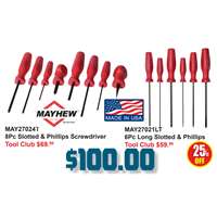8Pc Slotted & Phillips Screwdriver + 6Pc Long Slotted & Phillips