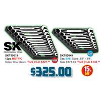SKT80019 12pc METRIC + SKT80049 7pc SAE 
