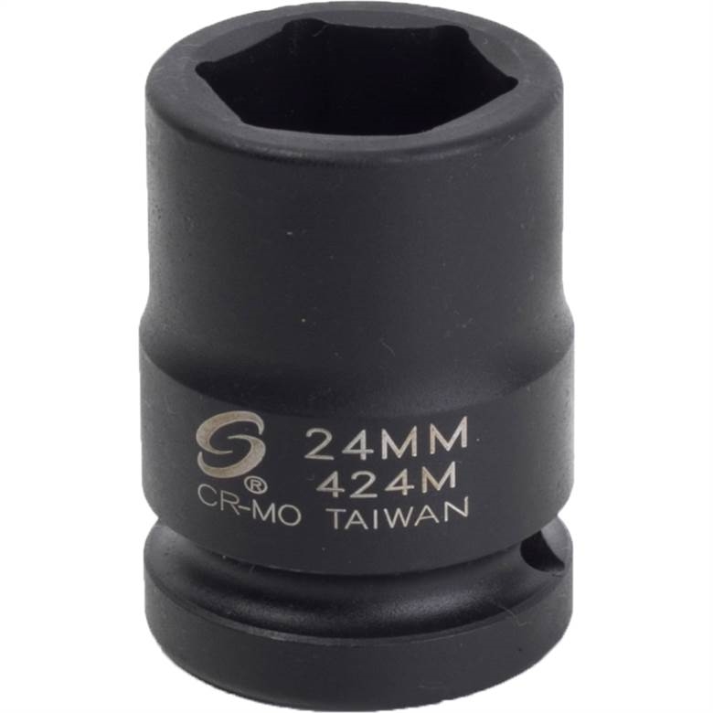 Sunex 424M - 3/4" Dr. 24mm Impact Socket
